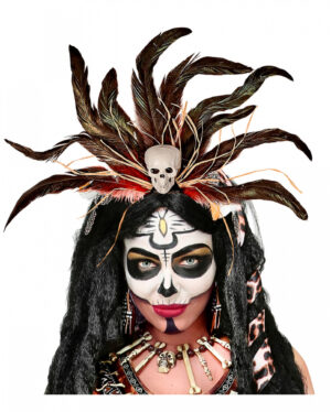 Voodoo Haarreif mit Totenkopf