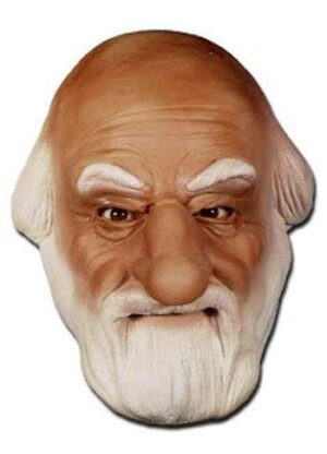 Weihnachtsmann Maske aus Schaumlatex