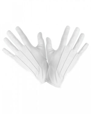 Weiße Kostüm Handschuhe Unisex