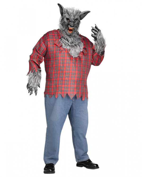 Werwolf Kostüm Grau Plus Size