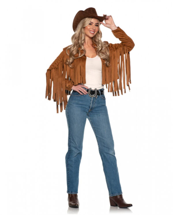 Western Fransen Jacke für Damen XL