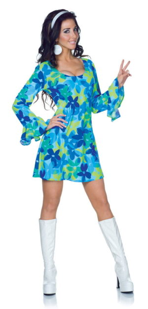Wild Flower Hippie Kleid XL