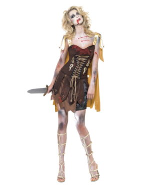 Zombie Gladiator Damen Kostüm L