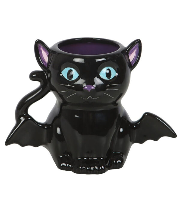 „Cute & Creepy“ Bat Cat Kaffeebecher