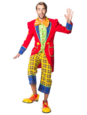 Anzug Clown Pepe 3-tlg. Herren bunt 3XL Farbe: bunt