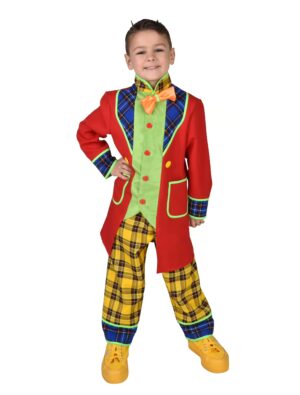 Anzug Clown Pepe Kinder 2-tlg. bunt 116 Farbe: bunt