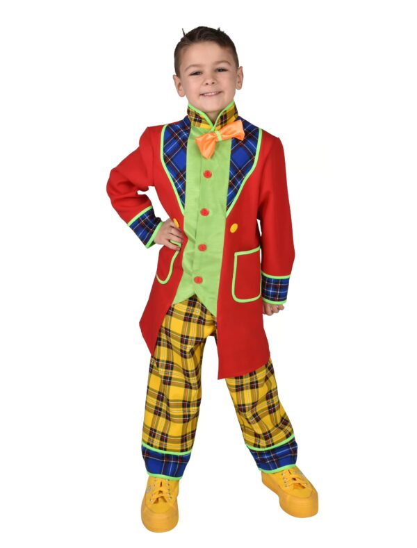 Anzug Clown Pepe Kinder 2-tlg. bunt 116 Farbe: bunt