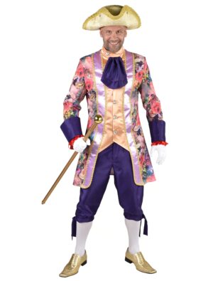 Anzug Marquis Rosen 2-tlg. Herren pink/blau XL