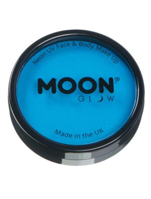 Aqua-Schminke Neon UV 36g neonblau Schminke für Karneval & Fasching