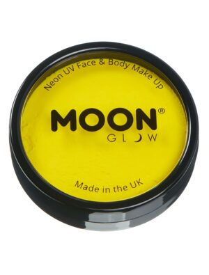 Aqua-Schminke Neon UV 36g neongelb Schminke für Karneval & Fasching