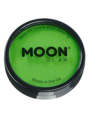 Aqua-Schminke Neon UV 36g neongrün Schminke für Karneval & Fasching