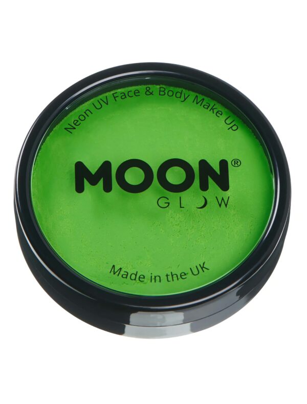 Aqua-Schminke Neon UV 36g neongrün Schminke für Karneval & Fasching