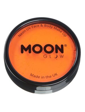 Aqua-Schminke Neon UV 36g neonorange Schminke für Karneval & Fasching