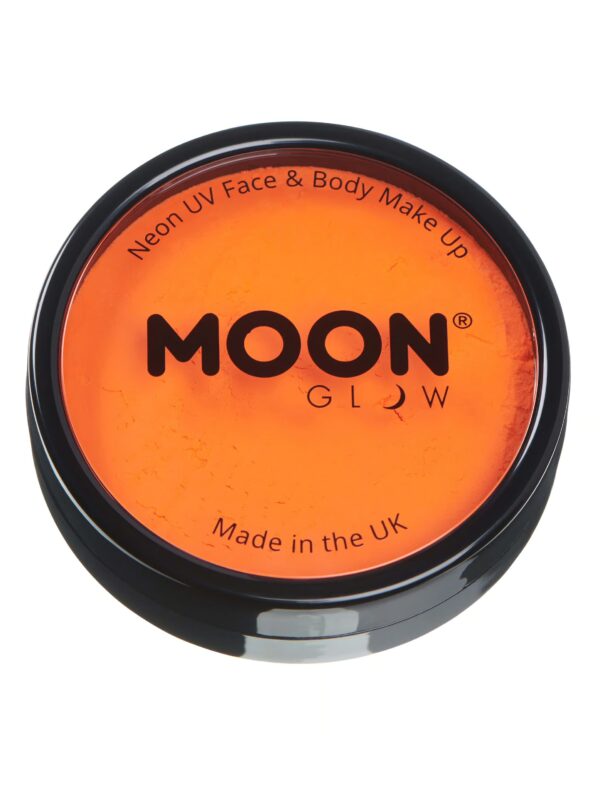 Aqua-Schminke Neon UV 36g neonorange Schminke für Karneval & Fasching