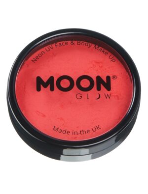 Aqua-Schminke Neon UV 36g neonrot Schminke für Karneval & Fasching