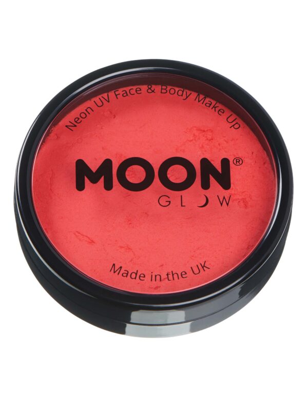 Aqua-Schminke Neon UV 36g neonrot Schminke für Karneval & Fasching