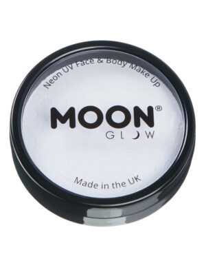 Aqua-Schminke Neon UV 36g weiß Schminke für Karneval & Fasching