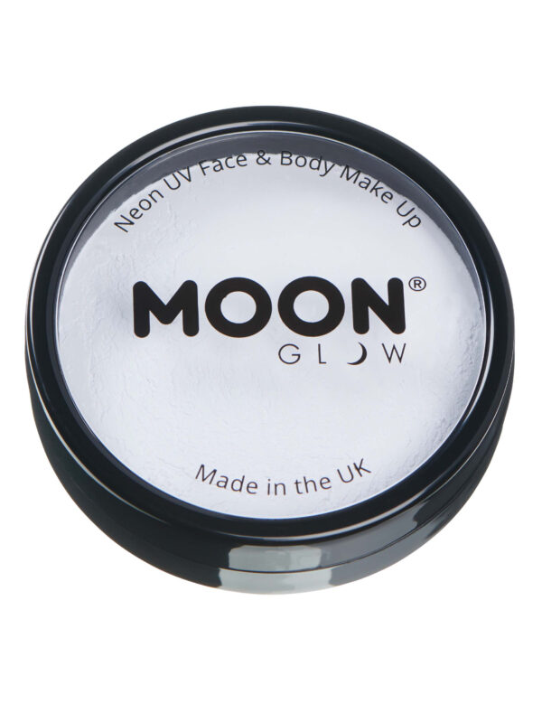 Aqua-Schminke Neon UV 36g weiß Schminke für Karneval & Fasching