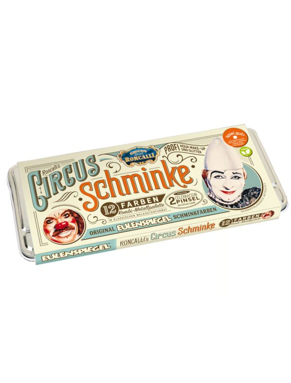 Aqua Schminkkasten Roncalli bunt Schminke für Karneval & Fasching
