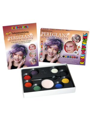 Aqua Schminkpalette Perlglanz Schminke für Karneval & Fasching