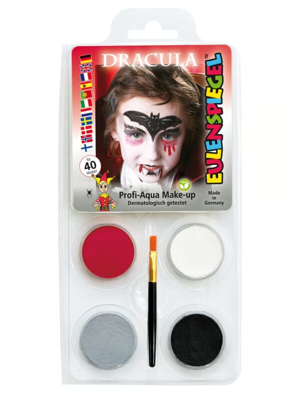 Aqua-Set Dracula Schminke für Karneval & Fasching
