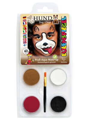 Aqua-Set Hund Schminke für Karneval & Fasching