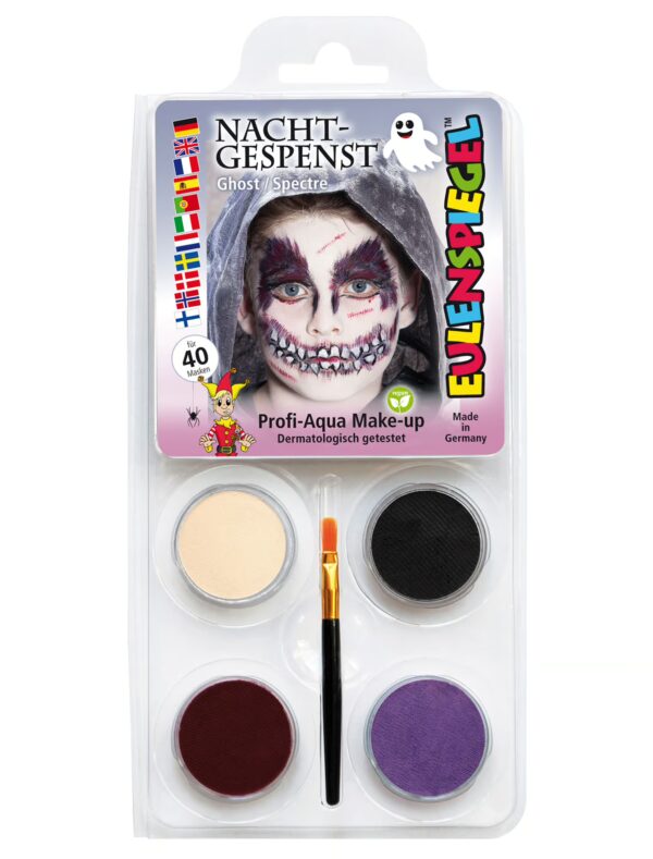 Aqua-Set Nachtgespenst Schminke für Karneval & Fasching