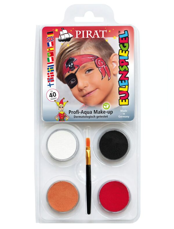 Aqua-Set Pirat Schminke für Karneval & Fasching