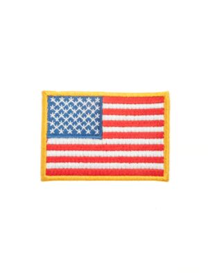 Aufnäher USA-Flagge 7x5cm Farbe: rot/weiß/blau