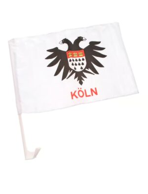 Autoflagge Köln Adler 45x30m Farbe: rot/weiß