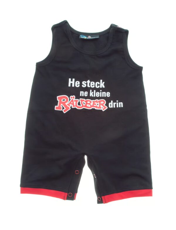 Baby Strampler Räuber Farbe: schwarz