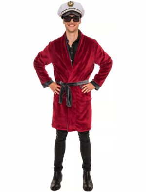 Bademantel rot one size