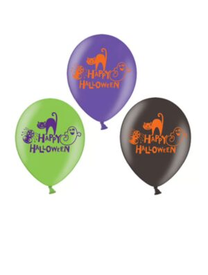 Ballons Happy Halloween 6 Stk. Farbe: bunt