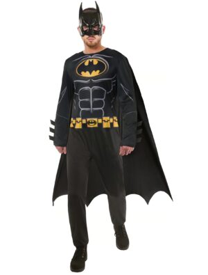 Batman 3-tlg. Herren schwarz L