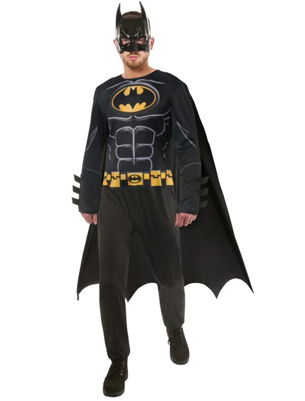 Batman 3-tlg. Herren schwarz L