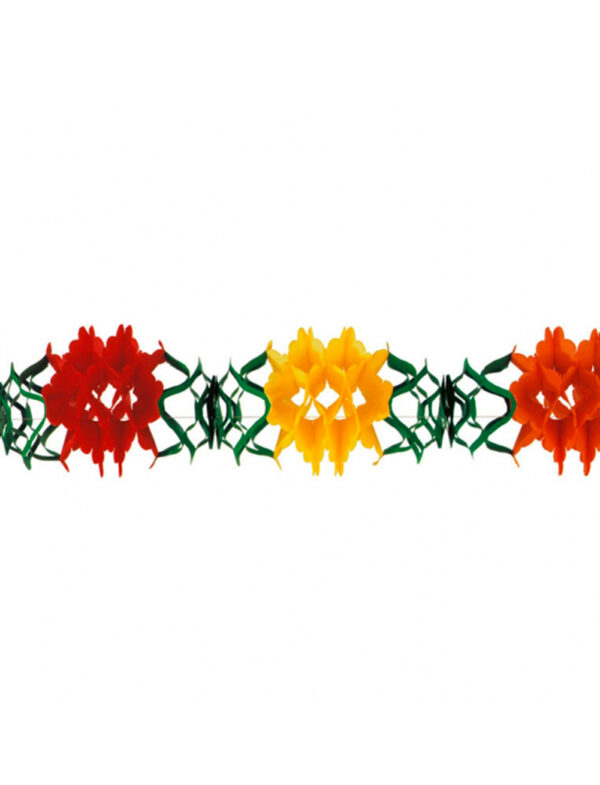Blütengirlande 4m Farbe: bunt