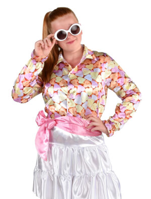 Bluse Candy Herzen Kinder bunt 104 Farbe: bunt