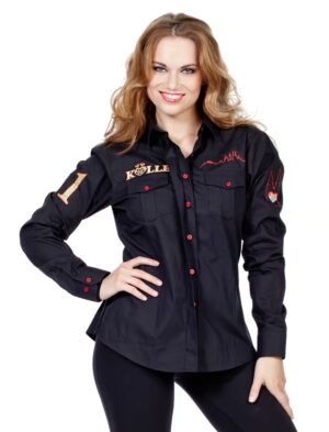 Bluse Damen Kölle schwarz XS