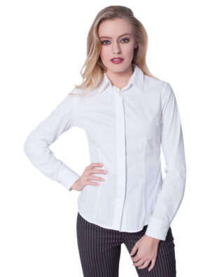 Bluse Gangster weiß 44