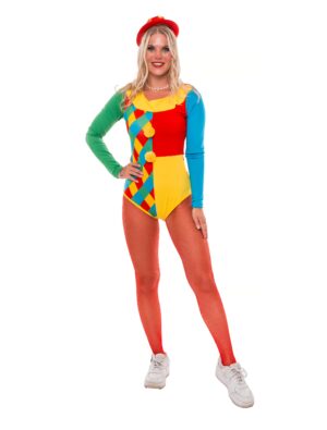 Body Clown Damen bunt S/M Farbe: bunt