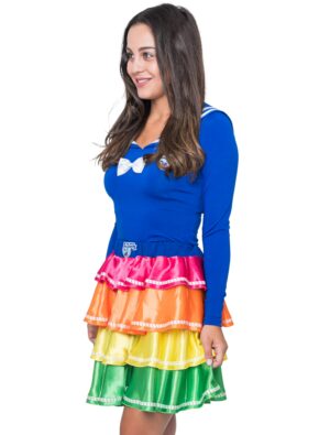 Body langarm Ahoj-Brause Damen blau S/M