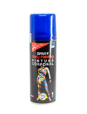 Bodyspray 200ml blau Schminke für Karneval & Fasching