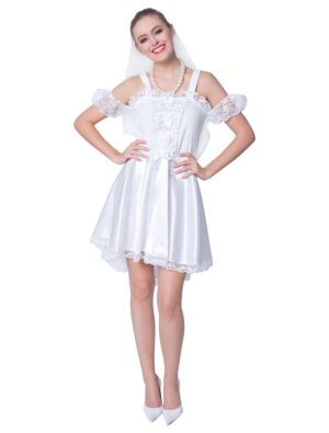 Brautkleid mit Schleier L Farbe: