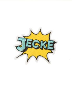 Bügelpatch Motto 'Jecke' 2018/2019 Farbe:
