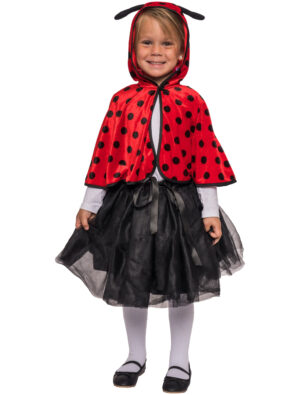 Cape Marienkäfer Kinder schwarz/rot 98-104