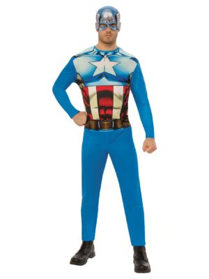 Captain America 2-tlg. Herren blau STD