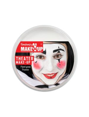 Clown-Weiß 25g Schminke für Karneval & Fasching