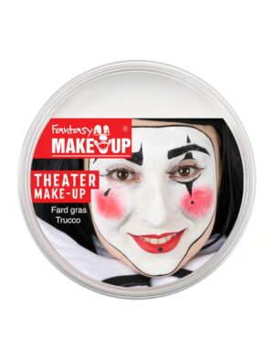 Clown-Weiß 40g Schminke für Karneval & Fasching