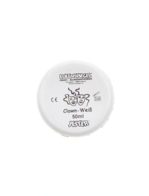 Clown-Weiß 50ml Schminke für Karneval & Fasching