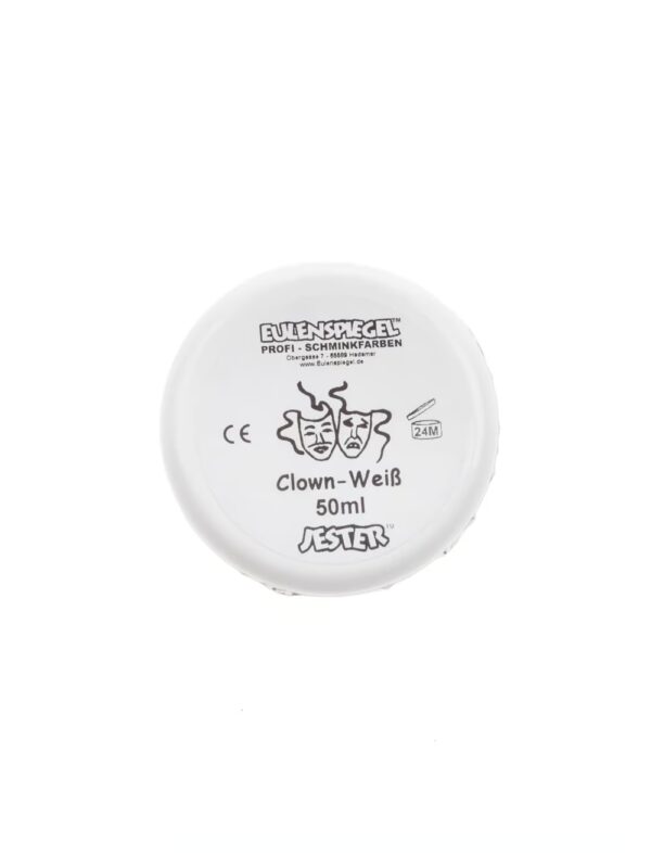 Clown-Weiß 50ml Schminke für Karneval & Fasching